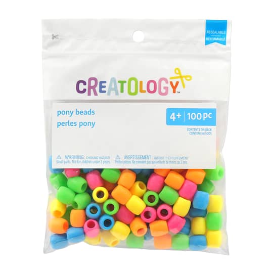 10mm x 12mm Pony Beads
